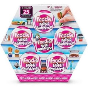 5 Surprise 77278 Foodie Mini Brands Series 1 (5-Pack)